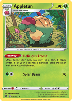 Appletun Rebel Clash card