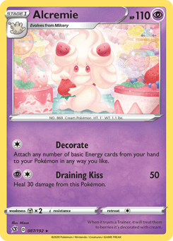 Alcremie Rebel Clash card
