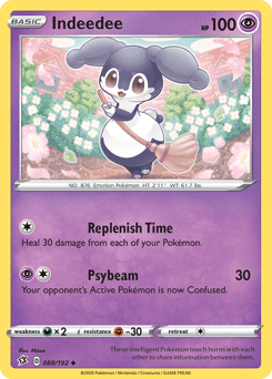 Indeedee Rebel Clash card