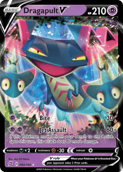 Dragapult V Rebel Clash card