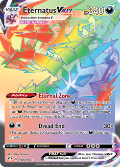 Eternatus VMAX Darkness Ablaze card
