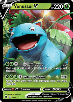 Venusaur V Champion's Path card