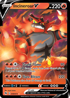 2020 Champion's Path Incineroar V #8