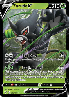 Zarude V Vivid Voltage card