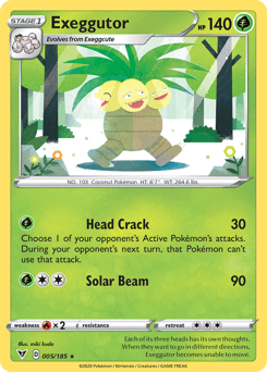 2020 Vivid Voltage Exeggutor #5