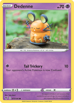 2020 Vivid Voltage Dedenne #77