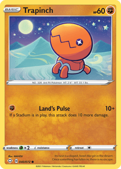 2021 Shining Fates Trapinch #40