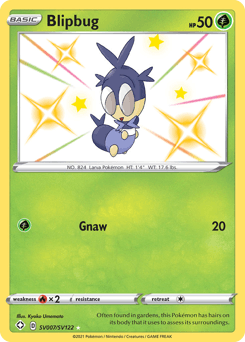 Blipbug Shining Fates Shiny Vault card