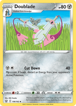 Doublade Battle Styles card