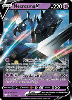 2021 Battle Styles Necrozma V #63