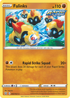 Falinks Battle Styles card