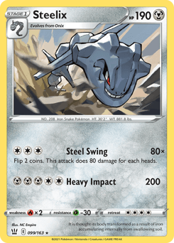 2021 Battle Styles Steelix #99