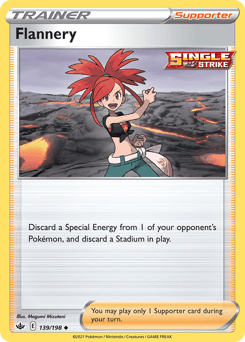 Flannery Chilling Reign card