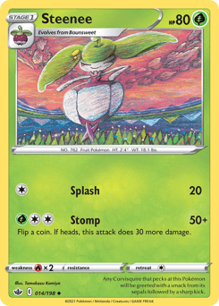 Steenee Chilling Reign card
