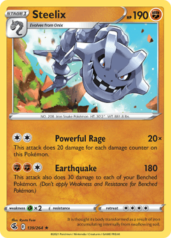 2021 Fusion Strike Steelix #139