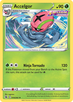 Accelgor Fusion Strike card