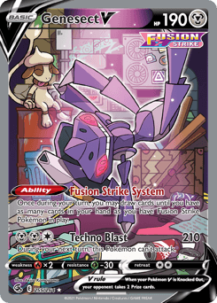 Genesect V Fusion Strike card