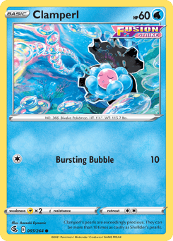Clamperl Fusion Strike card