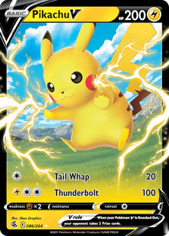 Pikachu V Fusion Strike card