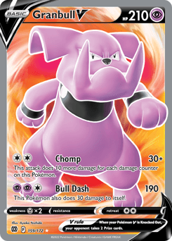 2022 Brilliant Stars Granbull V #159
