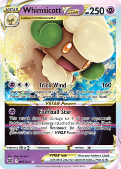 2022 Brilliant Stars Whimsicott VSTAR #65