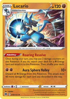 2022 Brilliant Stars Lucario #79