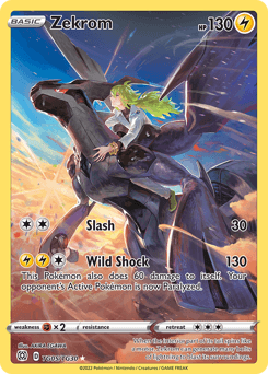 Zekrom Brilliant Stars Trainer Gallery card