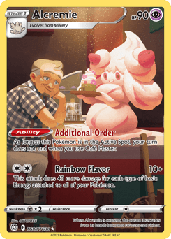 Alcremie Brilliant Stars Trainer Gallery card