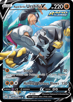 Rapid Strike Urshifu V Brilliant Stars Trainer Gallery card