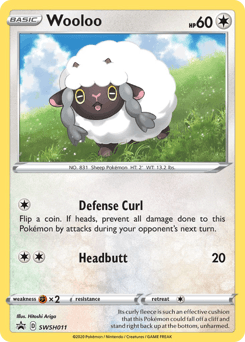 Wooloo SWSH Black Star Promos card
