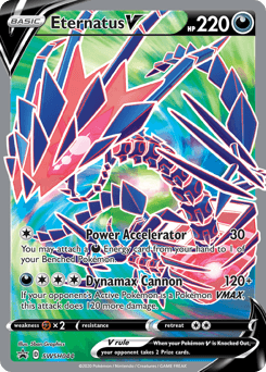 Eternatus V SWSH Black Star Promos card