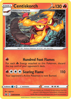 Centiskorch SWSH Black Star Promos card