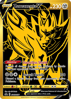 Zamazenta V SWSH Black Star Promos card