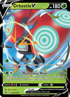 Orbeetle V SWSH Black Star Promos card