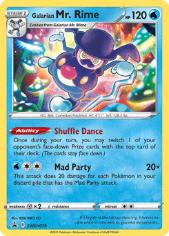 Galarian Mr. Rime SWSH Black Star Promos card