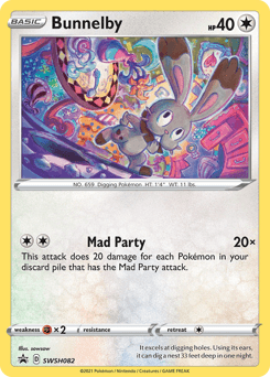 Bunnelby SWSH Black Star Promos card