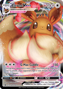2019 SWSH Black Star Promos Eevee VMAX #SWSH087