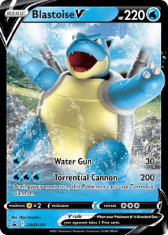 2019 SWSH Black Star Promos Blastoise V #SWSH101