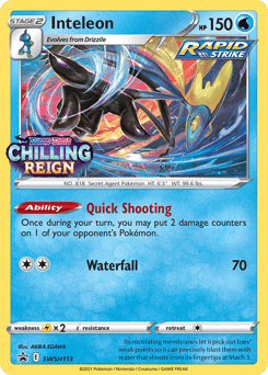 Inteleon SWSH Black Star Promos card