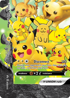 Pikachu V-UNION SWSH Black Star Promos card