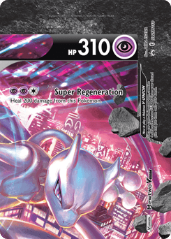 Mewtwo V-UNION SWSH Black Star Promos card
