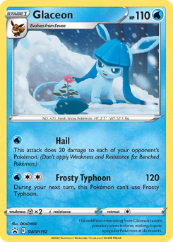 Glaceon SWSH Black Star Promos card