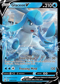 Glaceon V SWSH Black Star Promos card