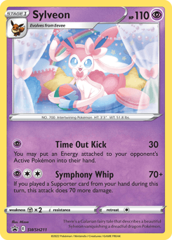 Sylveon SWSH Black Star Promos card