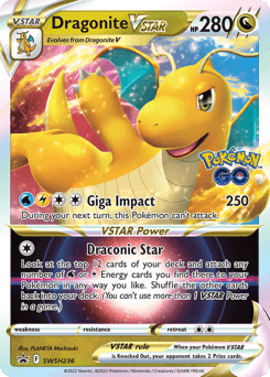 Dragonite VSTAR SWSH Black Star Promos card