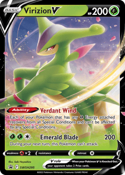 2019 SWSH Black Star Promos Virizion V #SWSH295