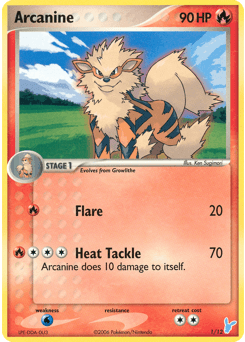 2006 EX Trainer Kit 2 Minun Arcanine #1