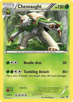 Chesnaught Kalos Starter Set card