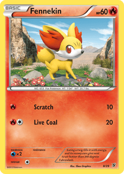 Fennekin Kalos Starter Set card