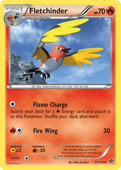 Fletchinder XY card